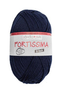 Fortissima 8 - fach Sockenwolle 150g | Farbe 8040 - NACHTBLAU - rebecca - online.de
