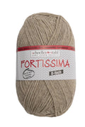 Fortissima 8 - fach Sockenwolle 150g | Farbe 8074 - HOLZ - MELIERT - rebecca - online.de