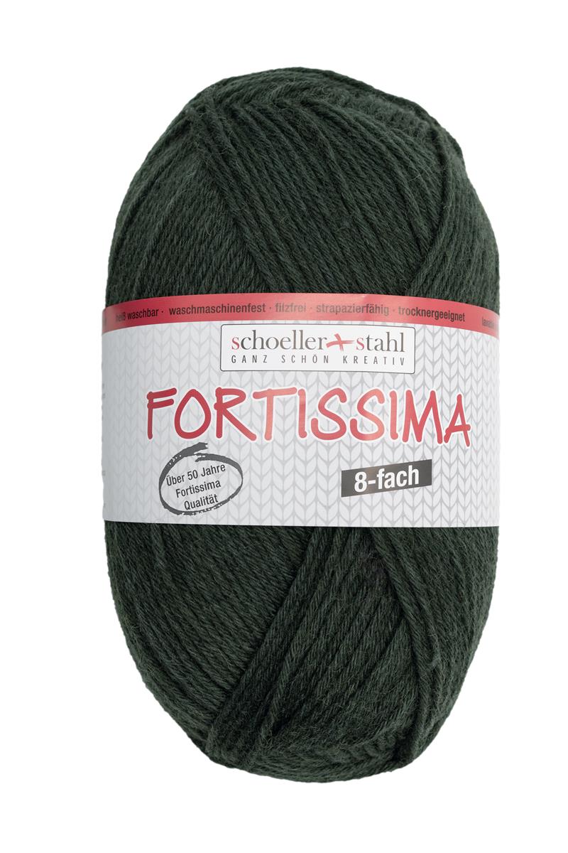 Fortissima 8 - fach Sockenwolle 150g | Farbe 8091 - JAGD - rebecca - online.de