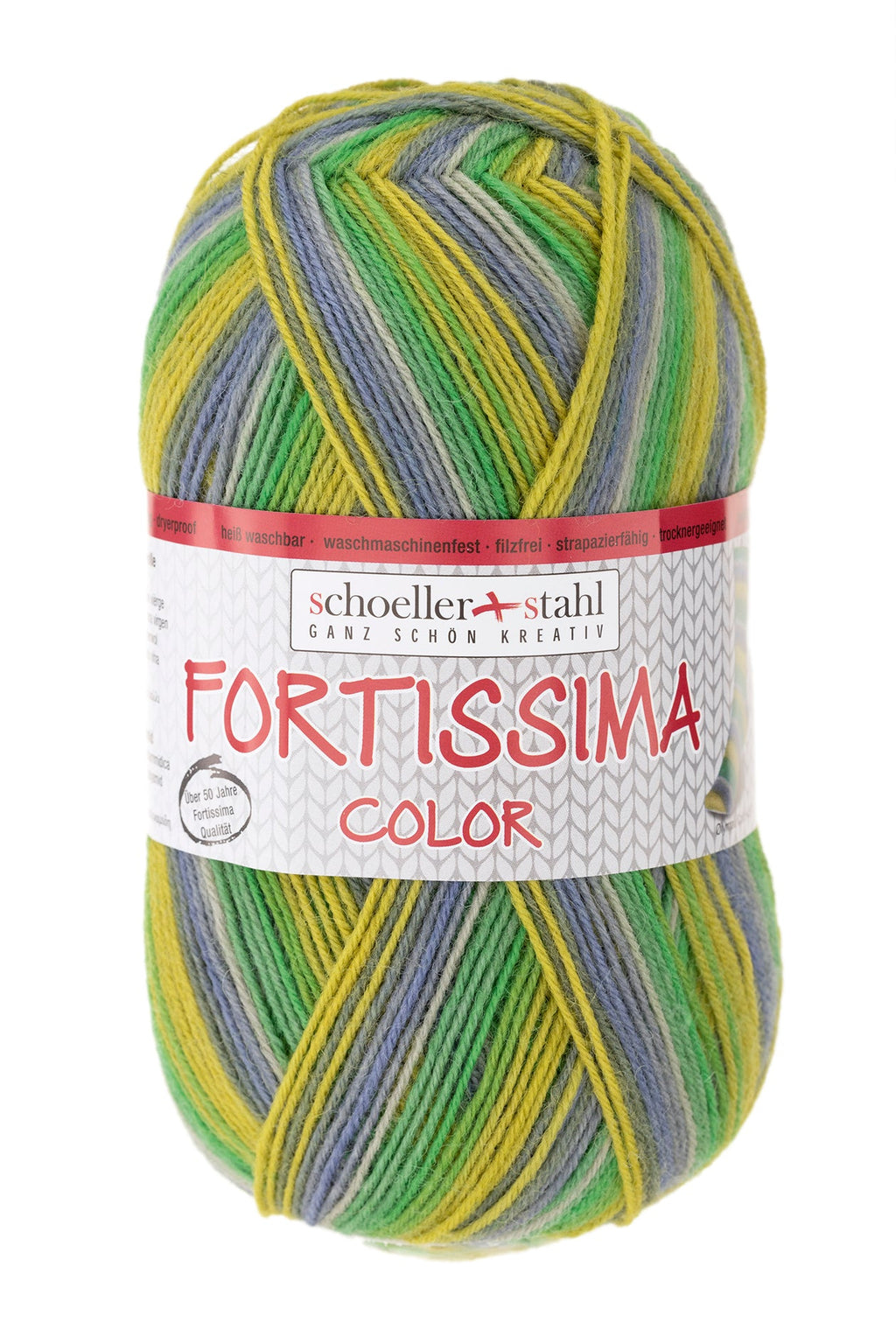 Fortissima bunte 4 - fach Sockenwolle | Farbe 2429 - KAWAGOE - rebecca - online.de