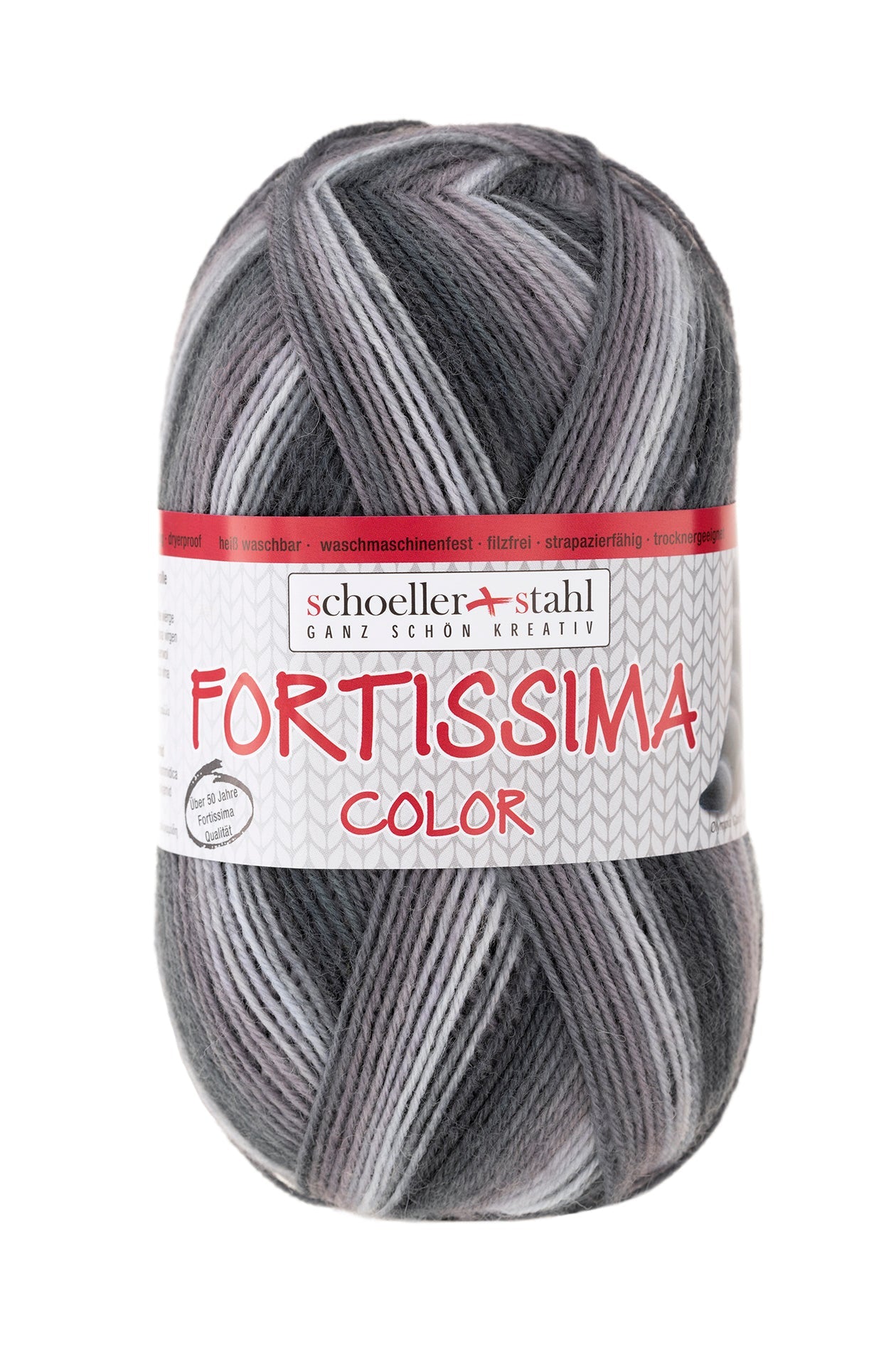 Fortissima bunte 4 - fach Sockenwolle | Farbe 2434 - SAPPORO - rebecca - online.de