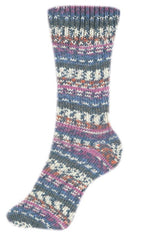 Fortissima bunte 4 - fach Sockenwolle | Farbe 2481 - HOLUNDER - rebecca - online.de