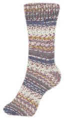 Fortissima bunte 4 - fach Sockenwolle | Farbe 2482 - HERBSTLAUB - rebecca - online.de