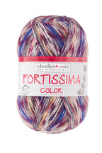 Fortissima bunte 4 - fach Sockenwolle | Farbe 2482 - HERBSTLAUB - rebecca - online.de