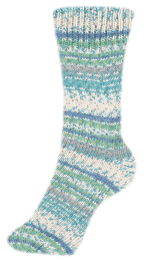 Fortissima bunte 4 - fach Sockenwolle | Farbe 2489 - ATOLL - rebecca - online.de