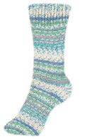 Fortissima bunte 4 - fach Sockenwolle | Farbe 2489 - ATOLL - rebecca - online.de