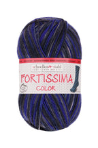 Fortissima bunte 4 - fach Sockenwolle | Farbe 2503 - SCHIEFER - rebecca - online.de