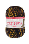Fortissima bunte 4 - fach Sockenwolle | Farbe 2504 - MINERAL - rebecca - online.de
