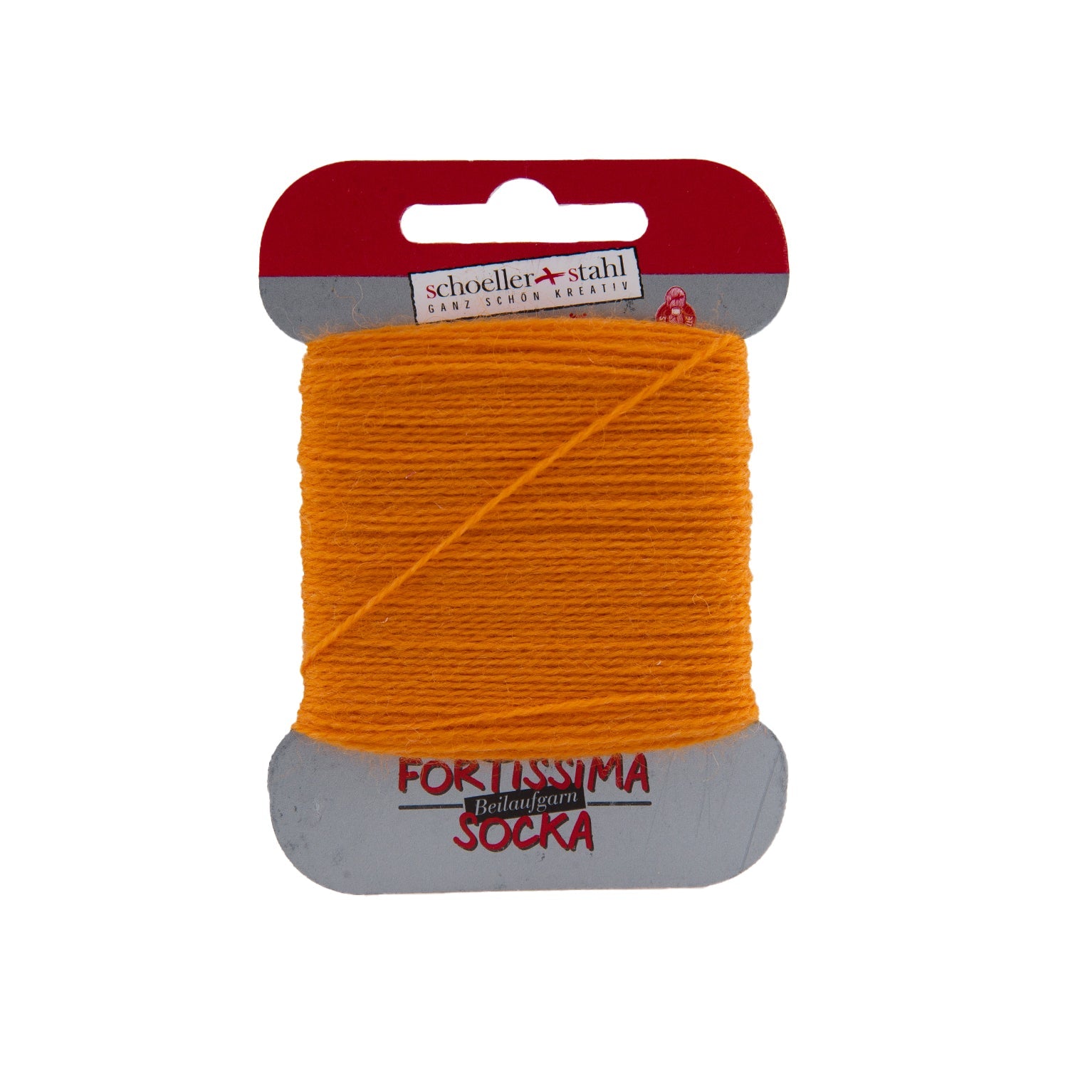 Fortissima Socken - Beilaufgarn 40m/5g | Farbe 1008 - MANGO - rebecca - online.de