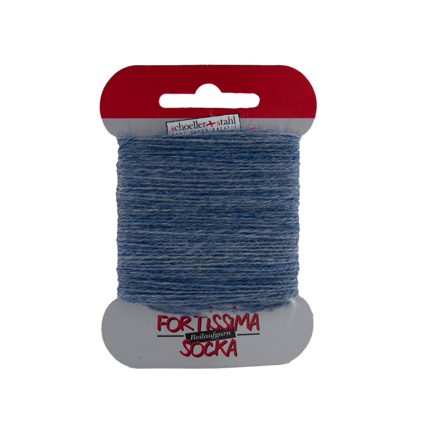 Fortissima Socken - Beilaufgarn 40m/5g | Farbe 1033 - JEANS - MELIERT - rebecca - online.de