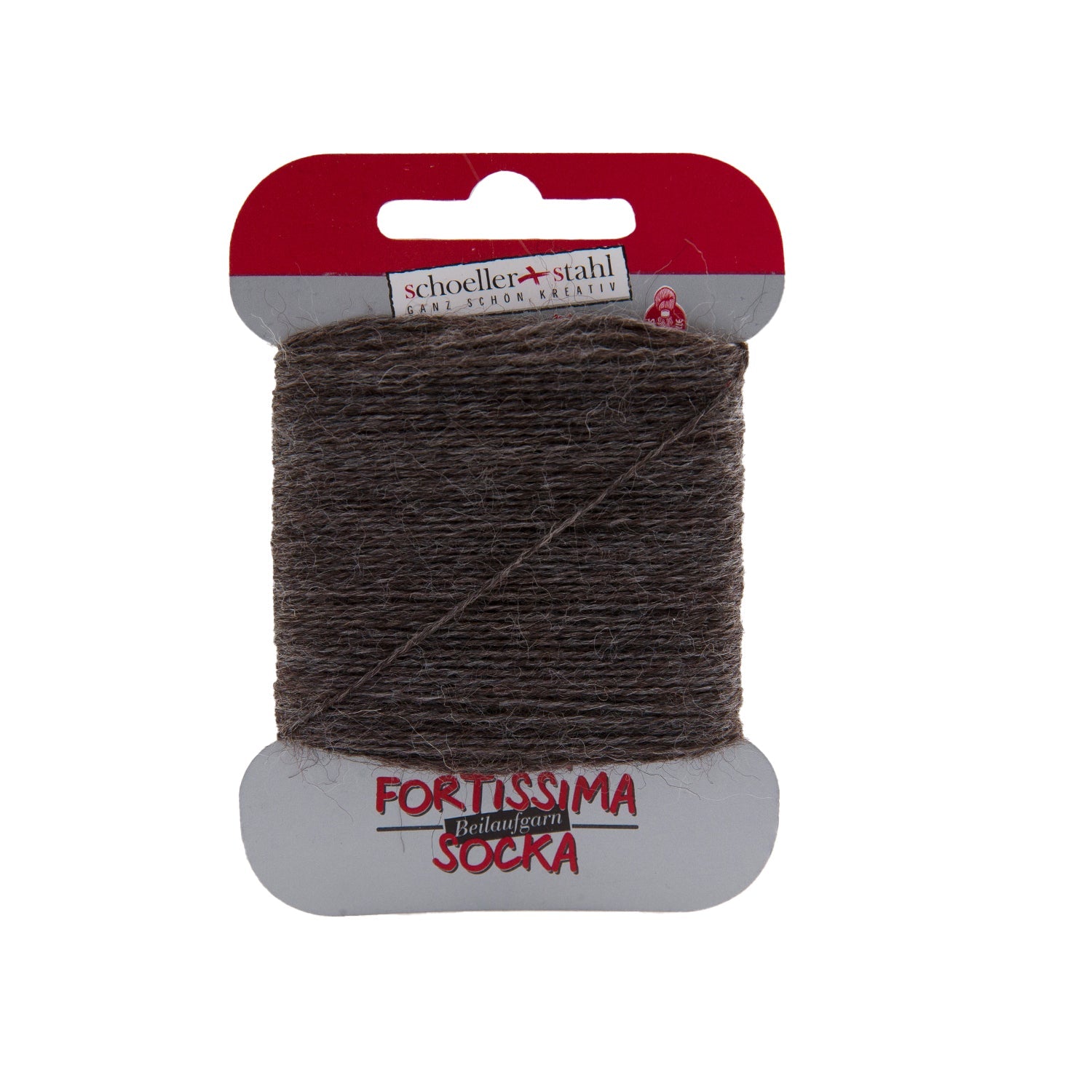Fortissima Socken - Beilaufgarn 40m/5g | Farbe 1070 - MOKKA - MELIERT - rebecca - online.de