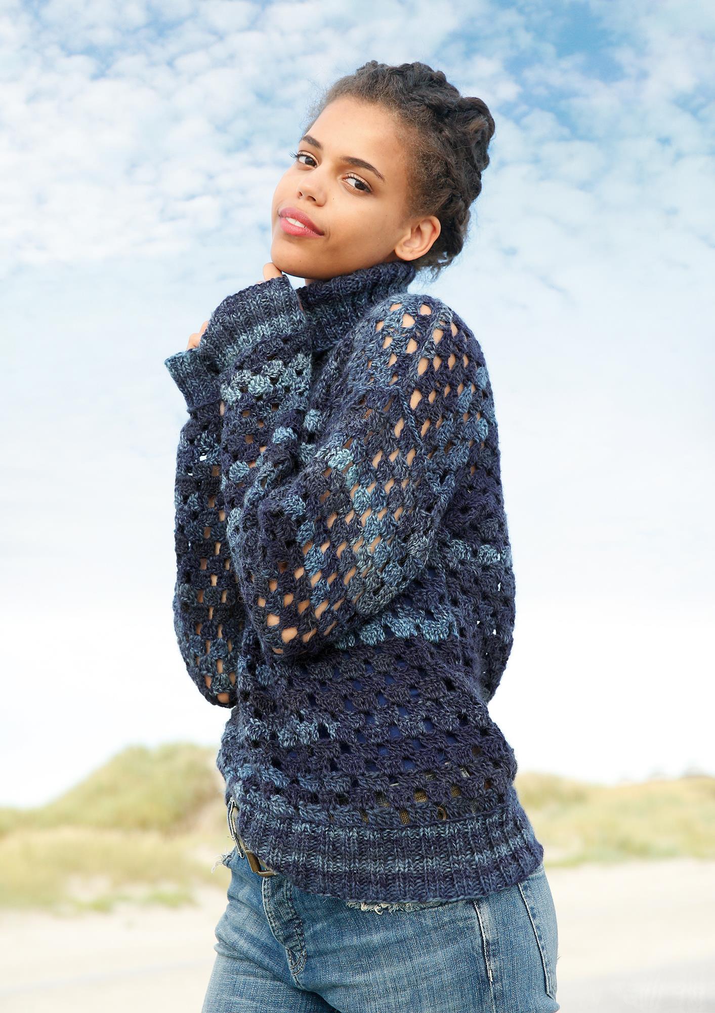 Gehäkelter Pullover - Rebecca - Online.de