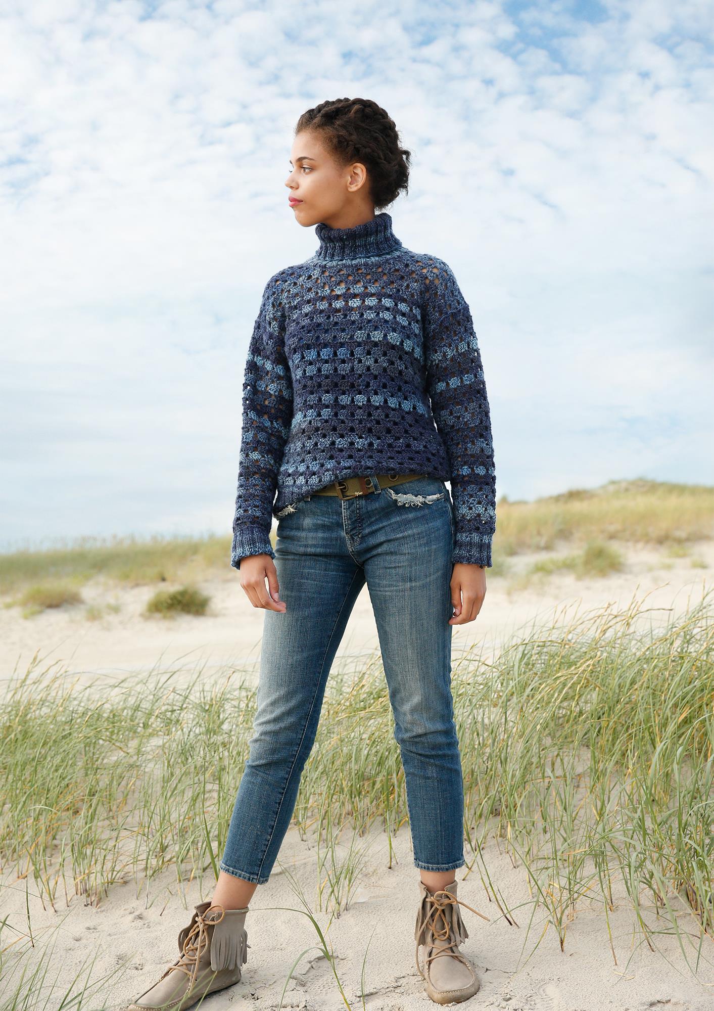 Gehäkelter Pullover - Rebecca - Online.de