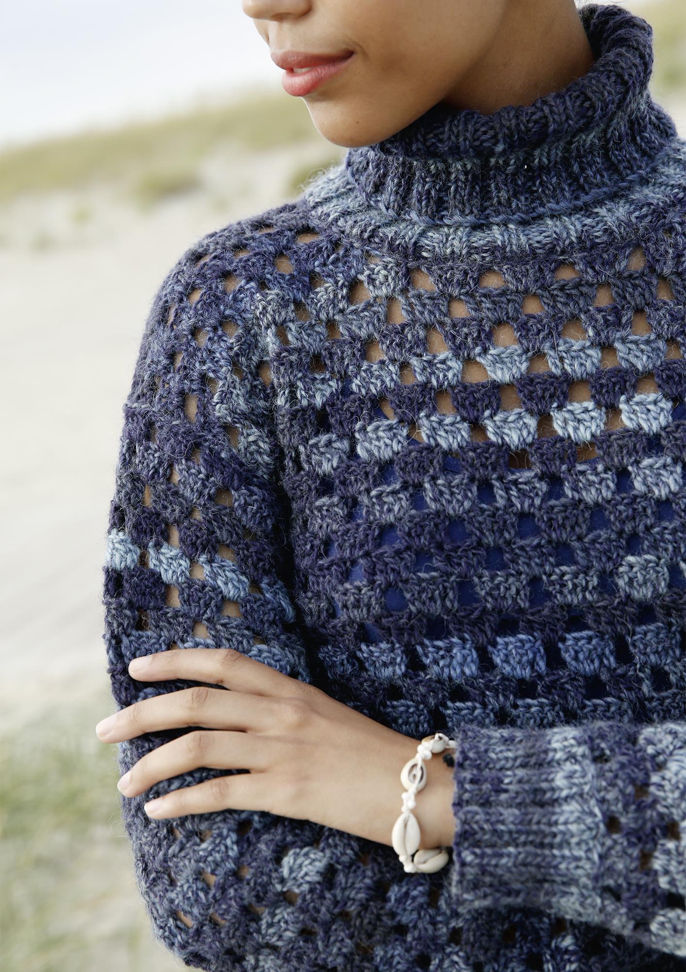 Gehäkelter Pullover - Rebecca - Online.de