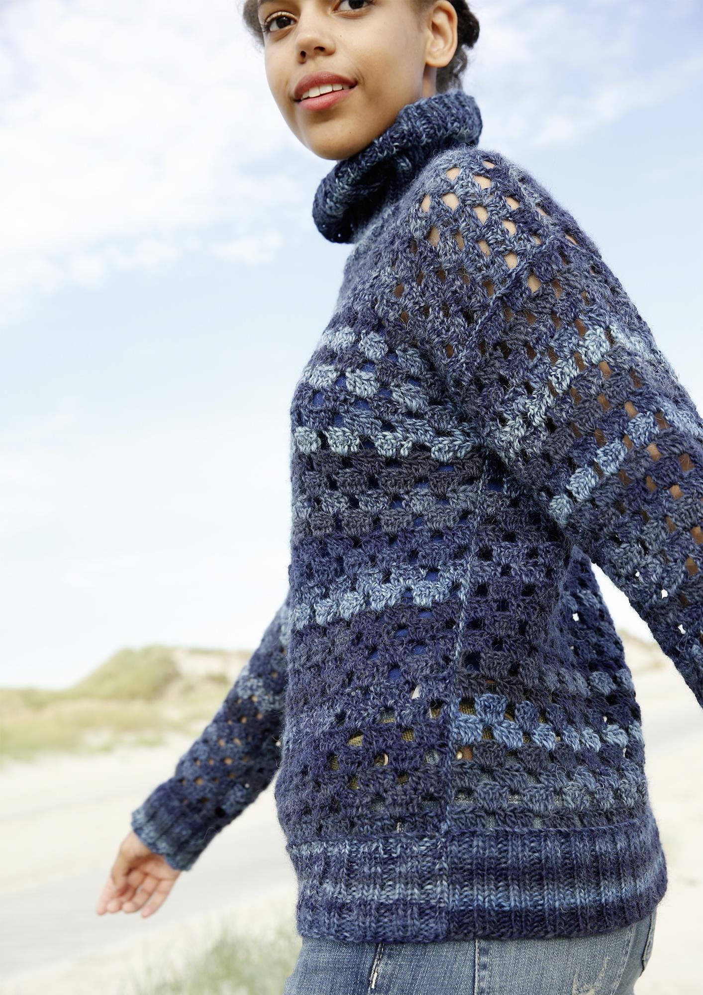Gehäkelter Pullover - Rebecca - Online.de