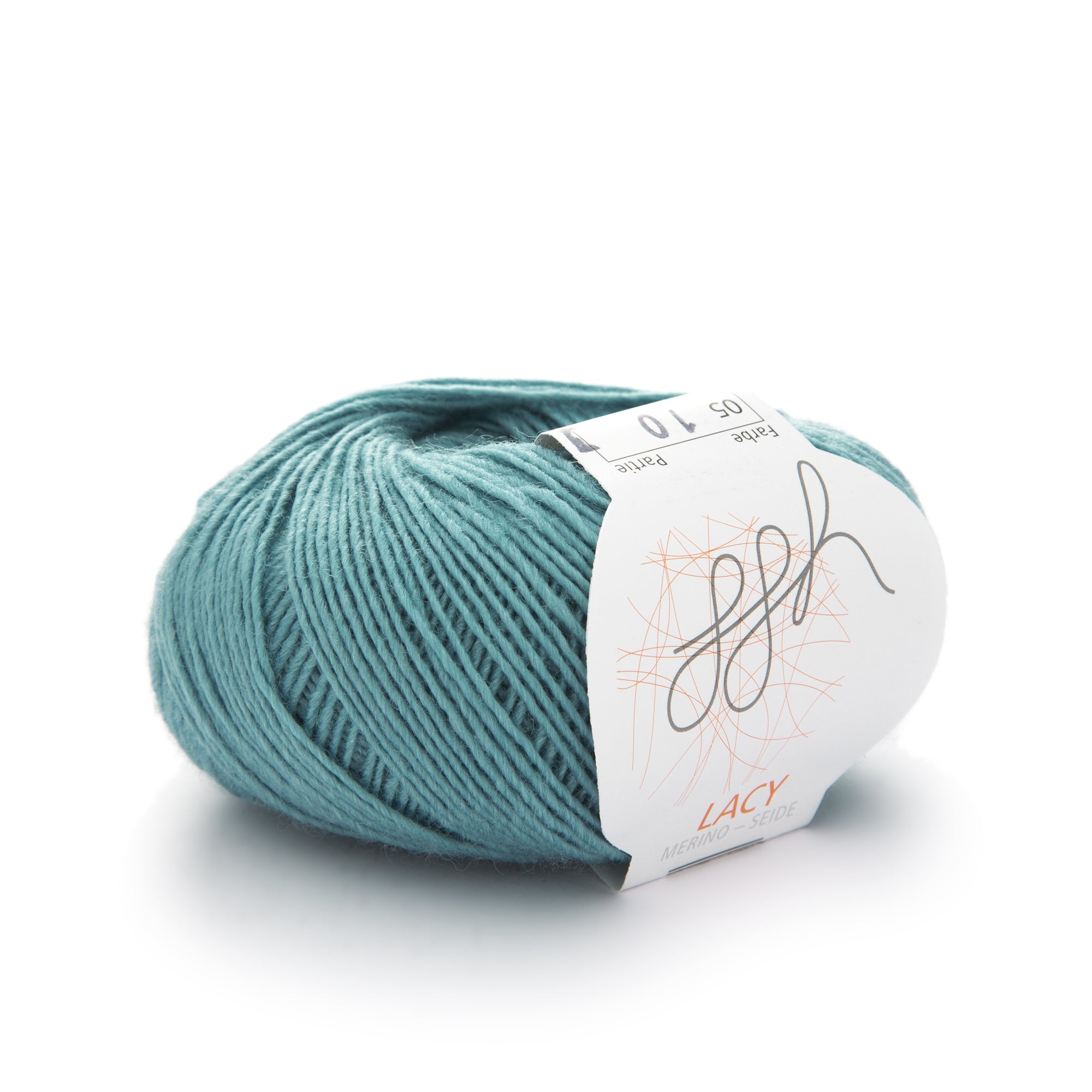 ggh Lacy | Merinowolle mit Seide | 005 - Gletschergrün