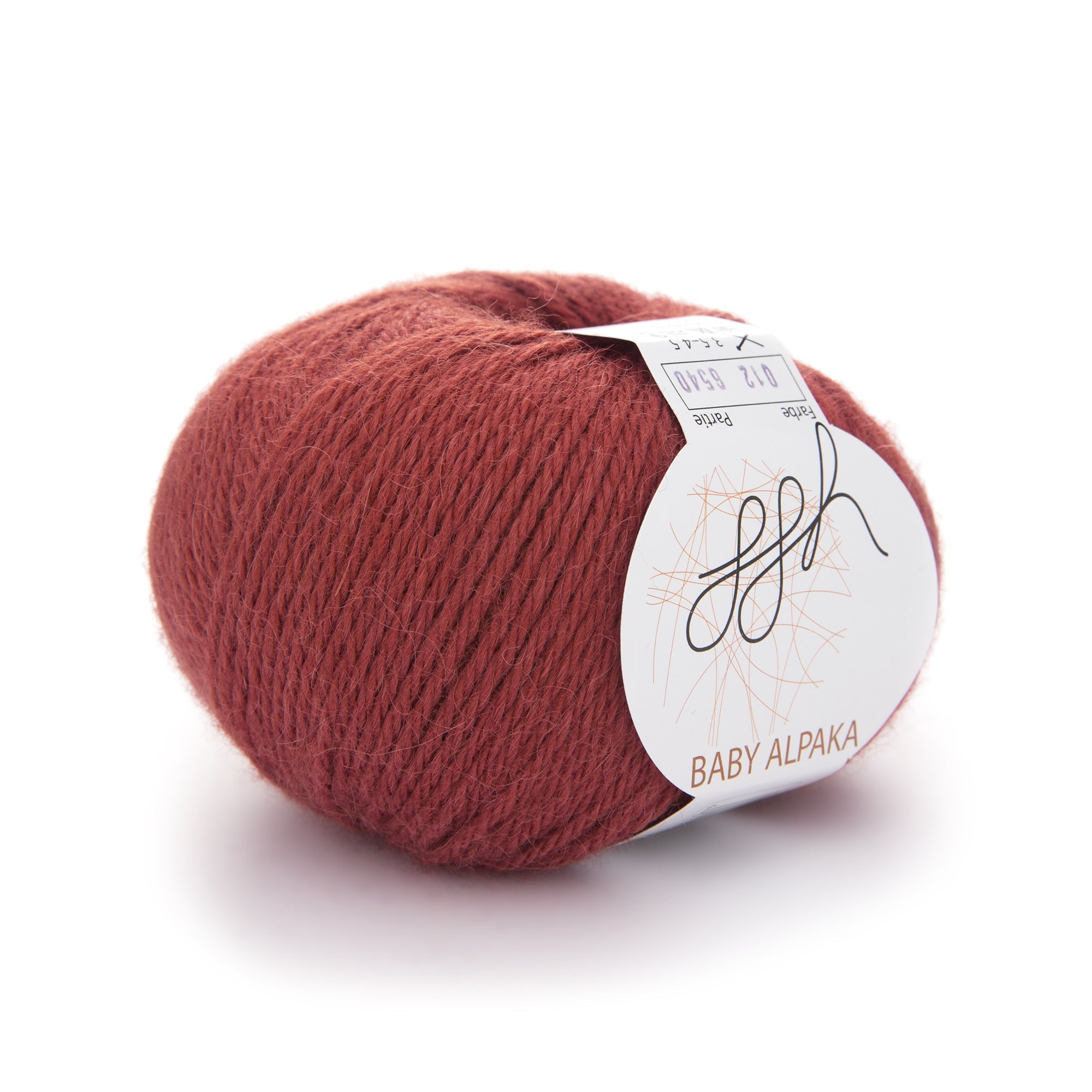 ggh Baby Alpaka Farbe | 100% Baby Alpaka Wolle | 100m/50g | 012 - Gebranntes Rostrot - Rebecca - Online.de
