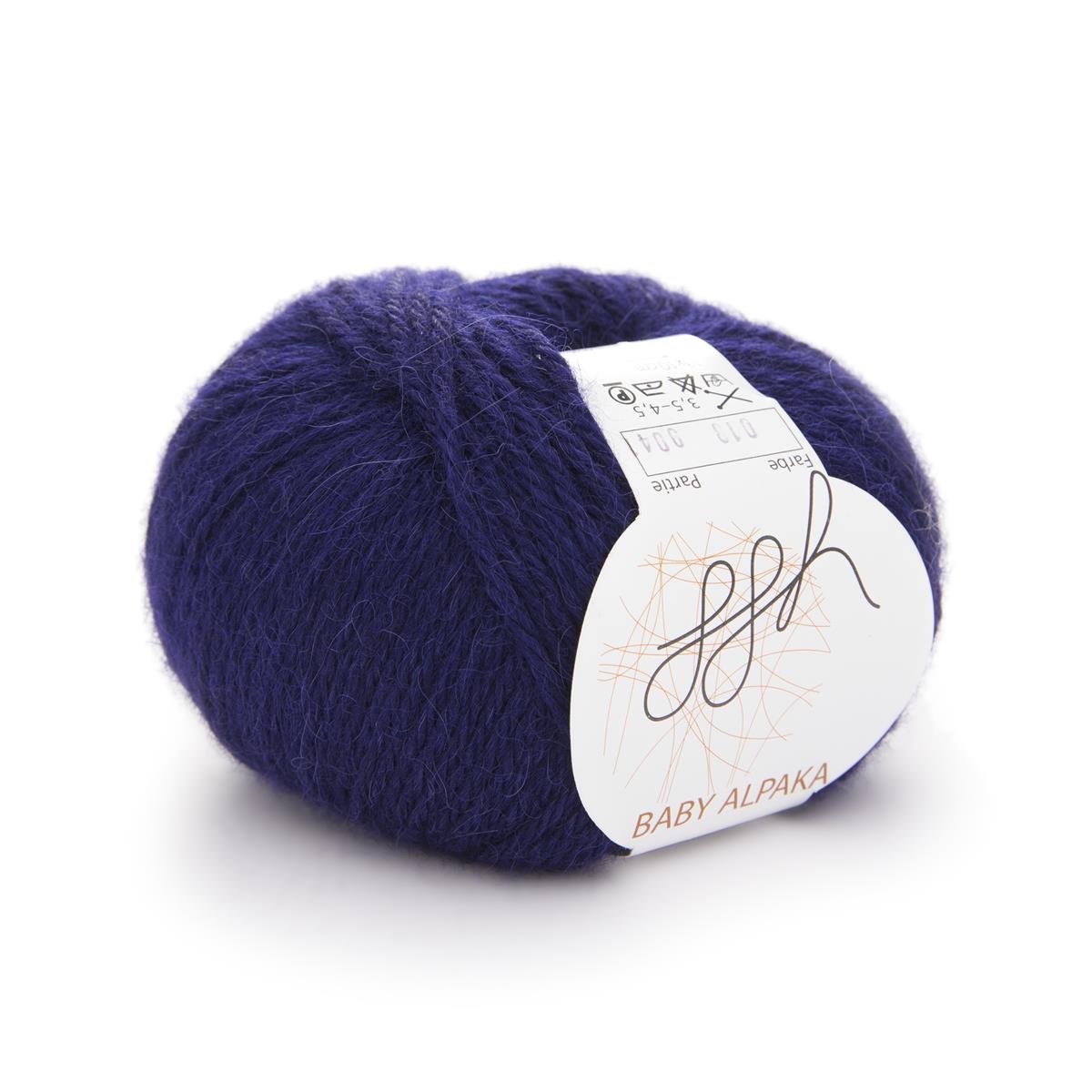ggh Baby Alpaka Farbe | 100% Baby Alpaka Wolle | 100m/50g | 018 - Marine - Rebecca - Online.de
