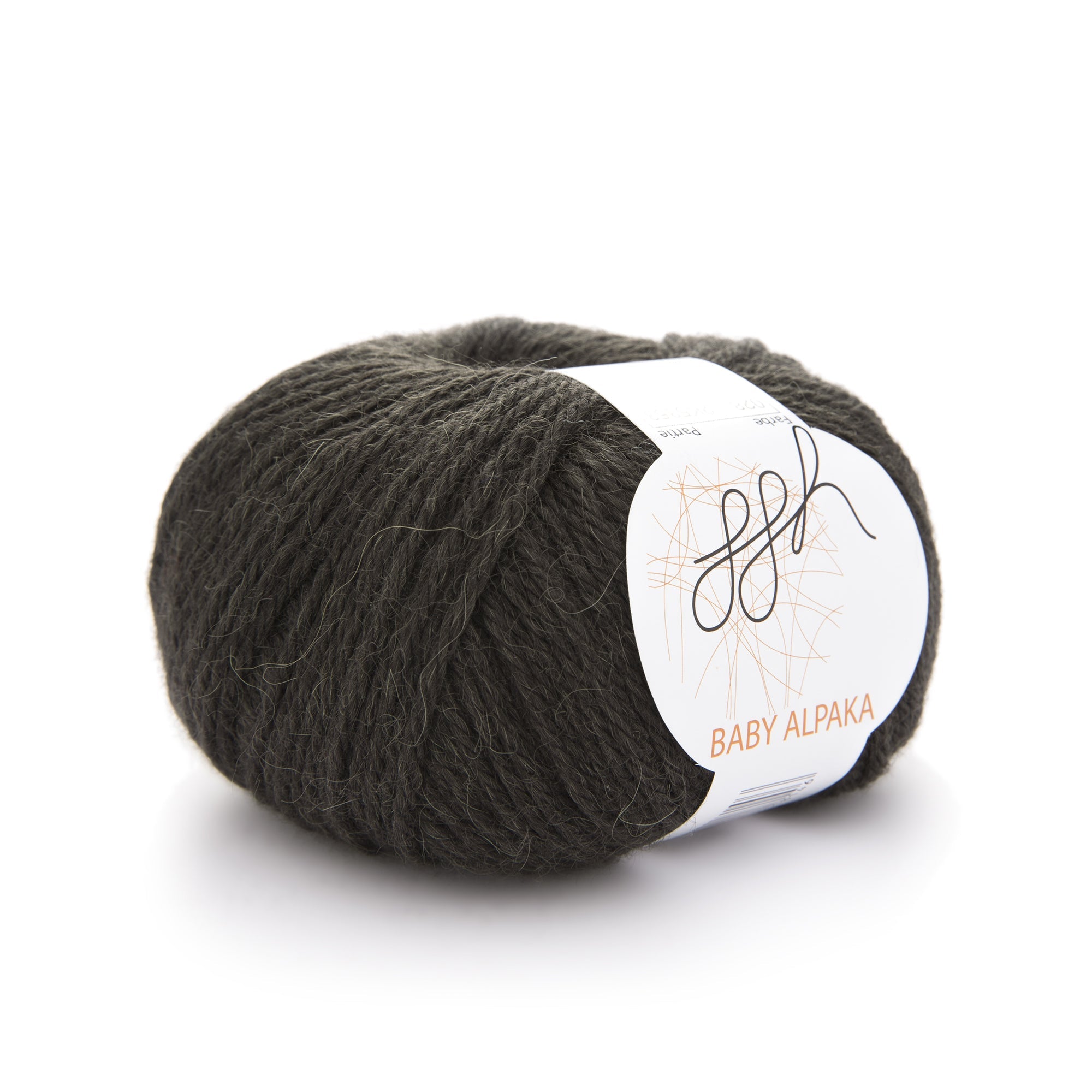 ggh Baby Alpaka Farbe | 100% Baby Alpaka Wolle | 100m/50g | 028 - Tiefdunkles Oliv - Rebecca - Online.de