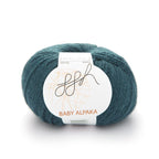 ggh Baby Alpaka Farbe | 100% Baby Alpaka Wolle | 100m/50g | 032 - Tiefes Blaugrün - Rebecca - Online.de