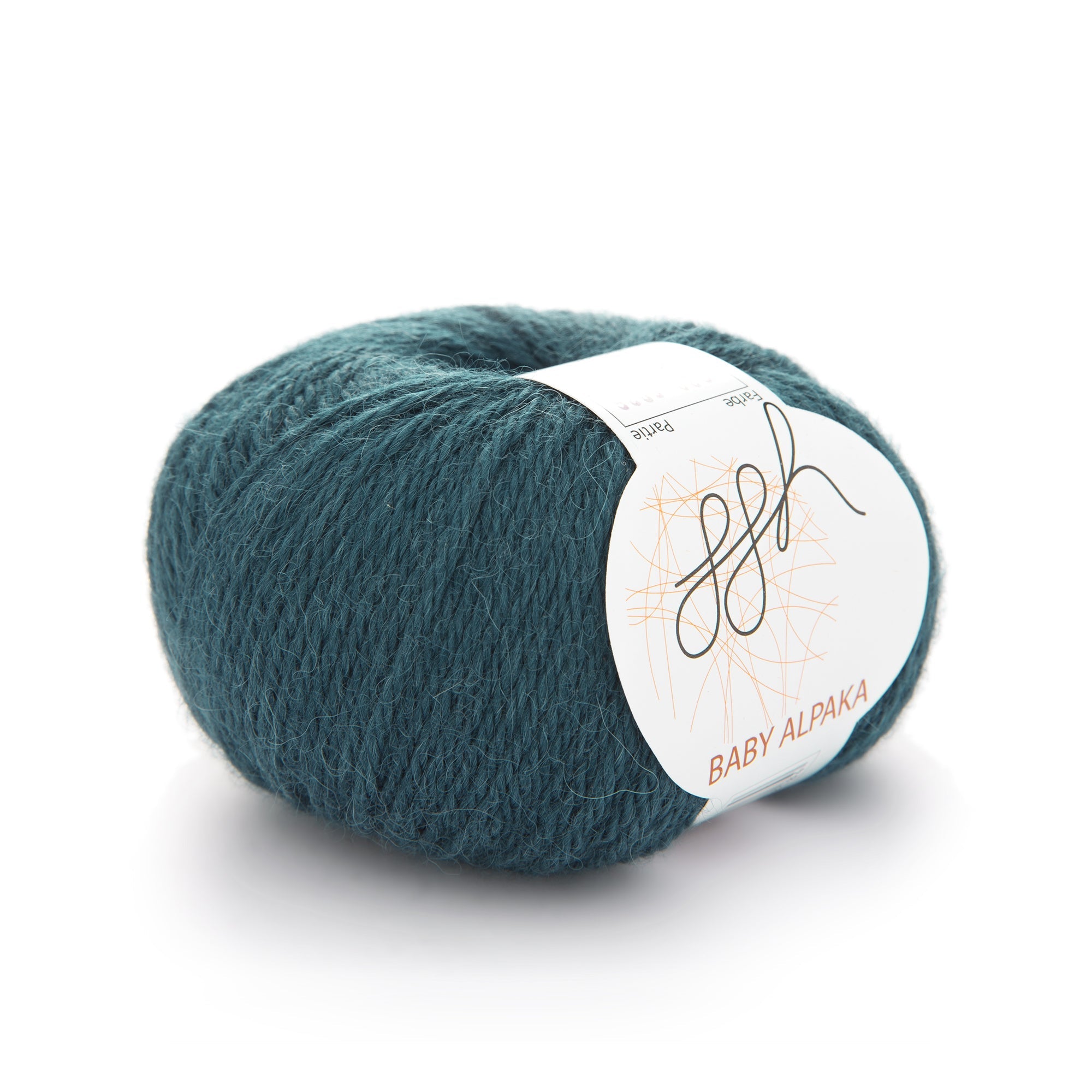 ggh Baby Alpaka Farbe | 100% Baby Alpaka Wolle | 100m/50g | 032 - Tiefes Blaugrün - Rebecca - Online.de