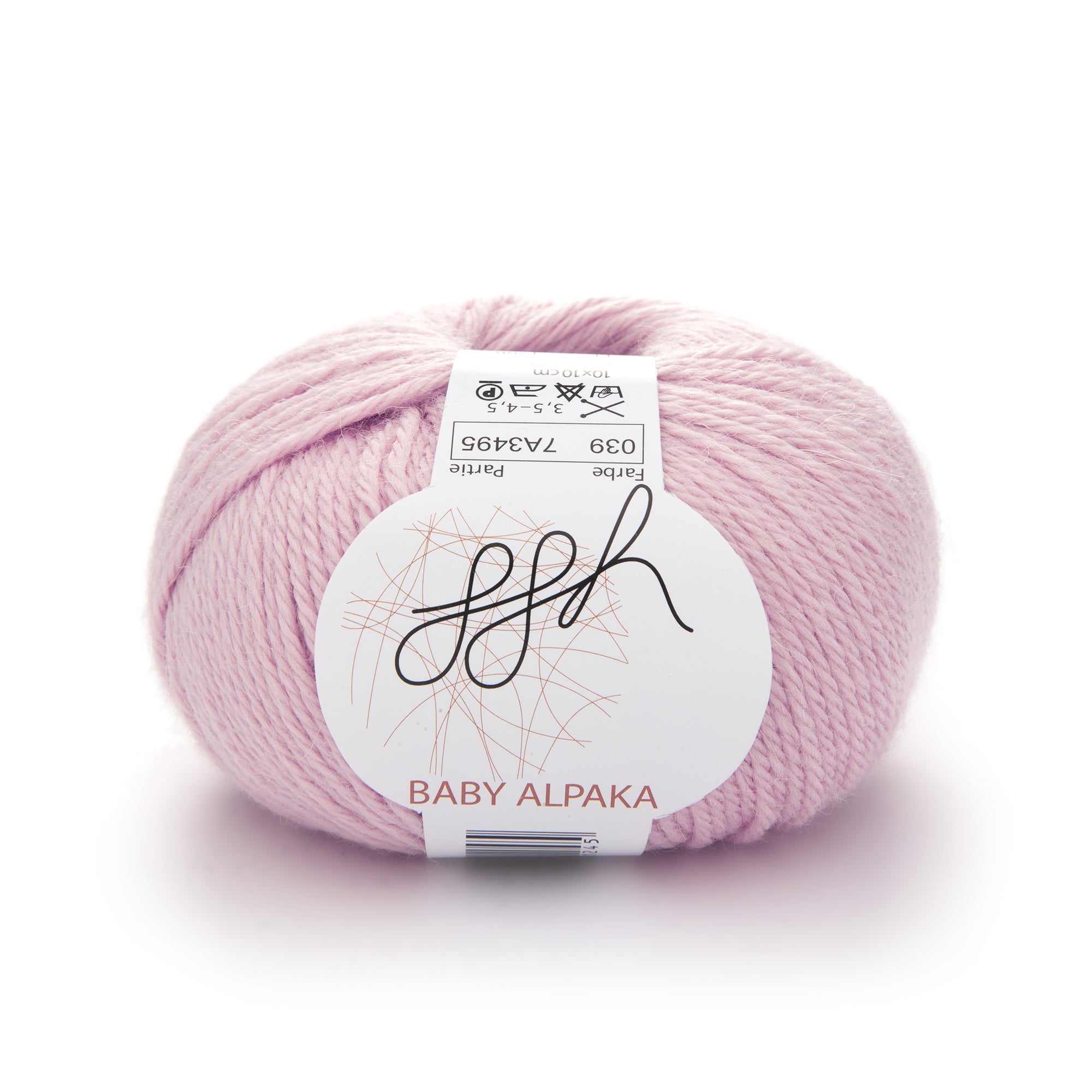 ggh Baby Alpaka Farbe | 100% Baby Alpaka Wolle | 100m/50g | 039 - Rosa - Rebecca - Online.de