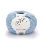 ggh Baby Alpaka Farbe | 100% Baby Alpaka Wolle | 100m/50g | 040 - Hellblau - Rebecca - Online.de