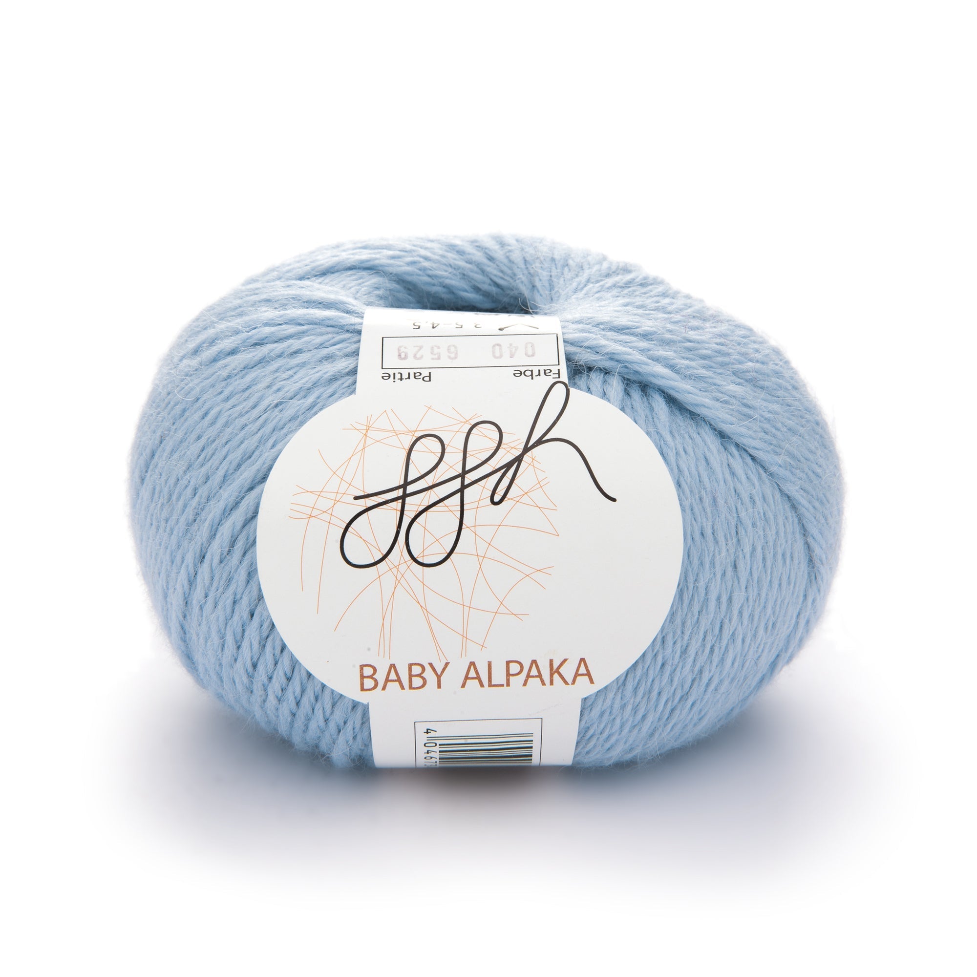 ggh Baby Alpaka Farbe | 100% Baby Alpaka Wolle | 100m/50g | 040 - Hellblau - Rebecca - Online.de