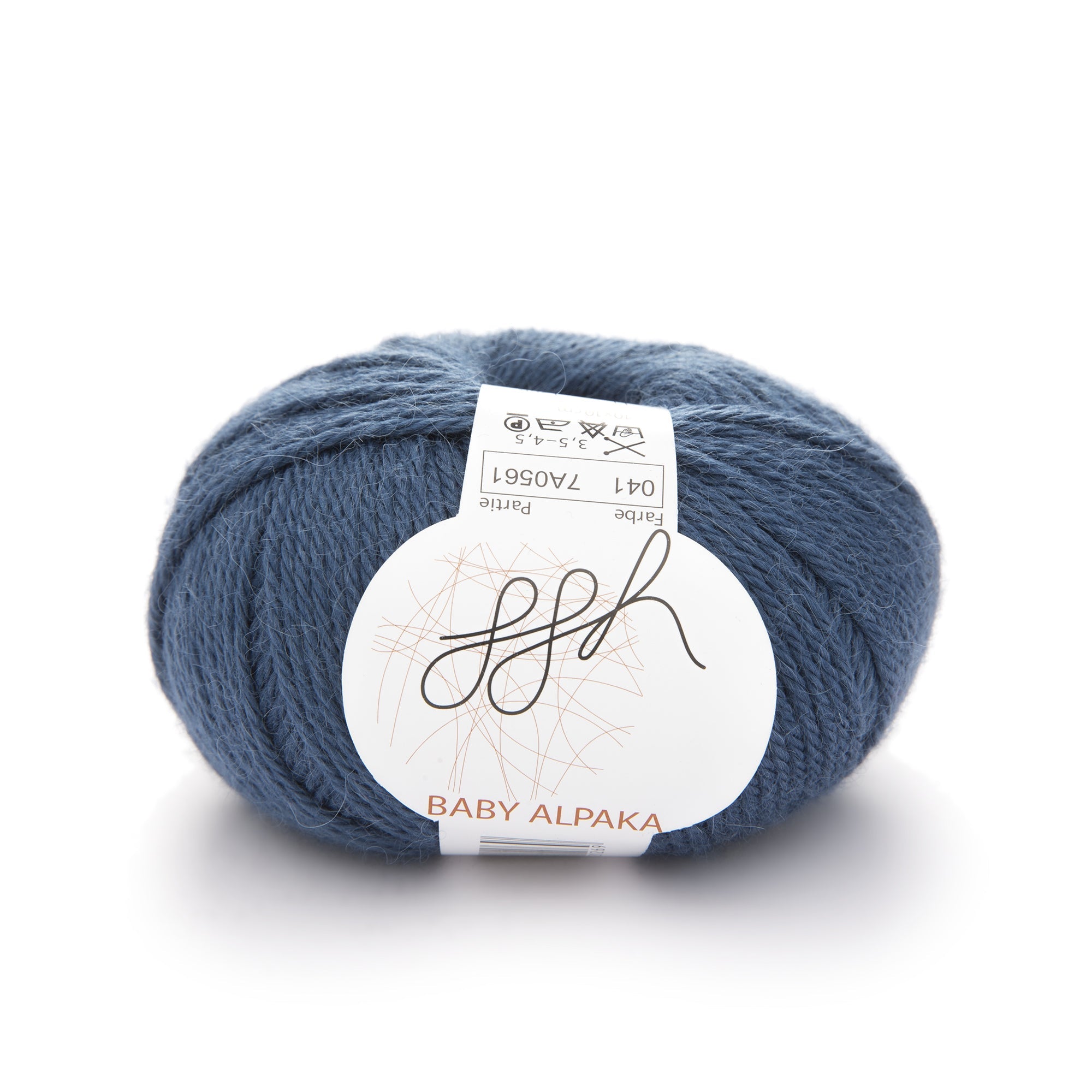 ggh Baby Alpaka Farbe | 100% Baby Alpaka Wolle | 100m/50g | 041 - Kobaltblau - Rebecca - Online.de