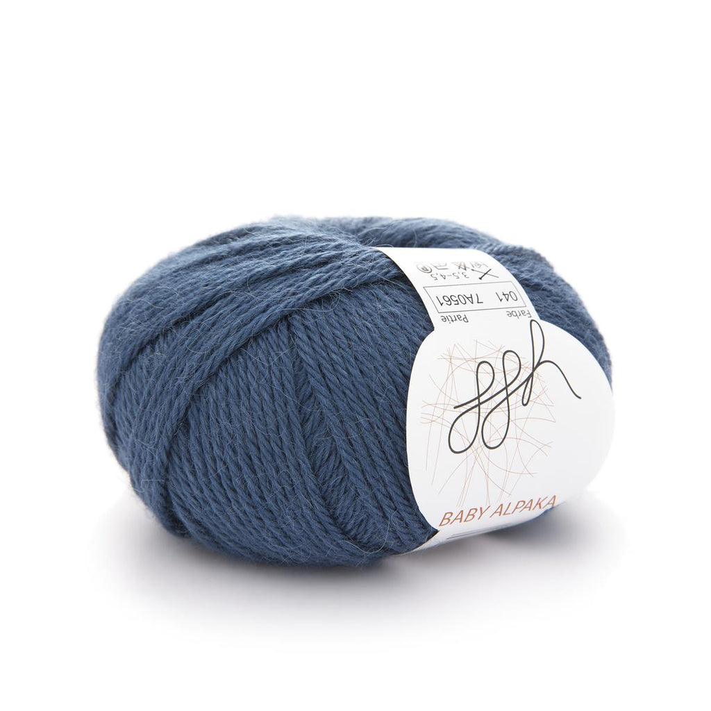 ggh Baby Alpaka Farbe | 100% Baby Alpaka Wolle | 100m/50g | 041 - Kobaltblau