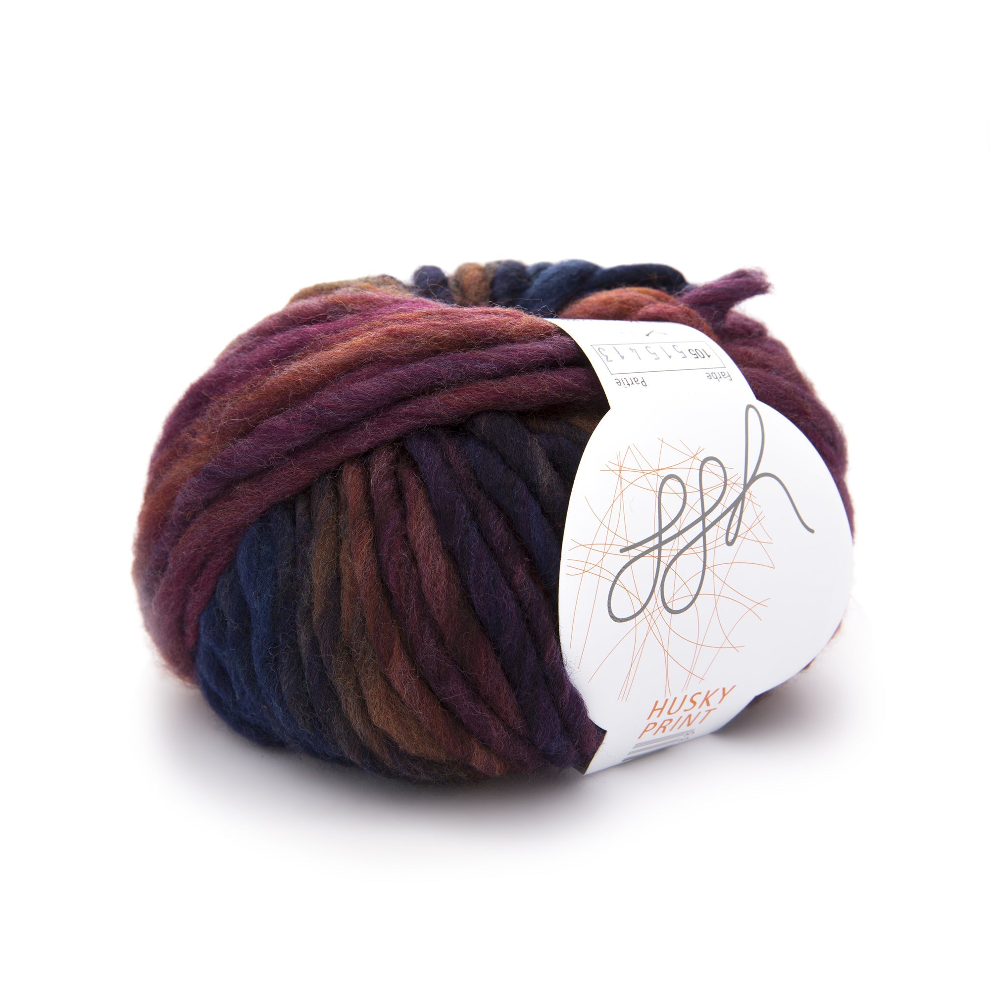 ggh Husky Print | 105 - Lila Orange - Rebecca - Online.de