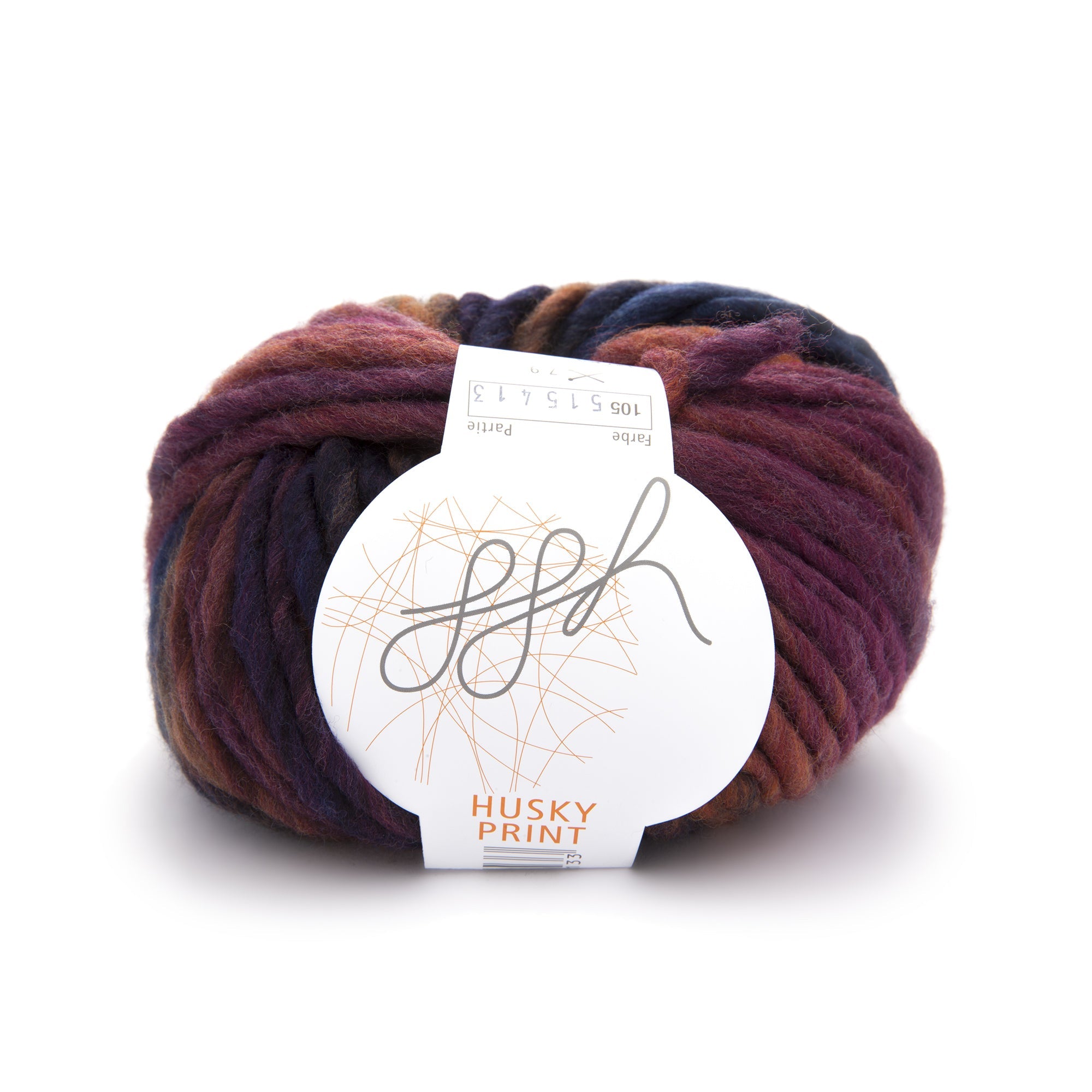 ggh Husky Print | 105 - Lila Orange - Rebecca - Online.de