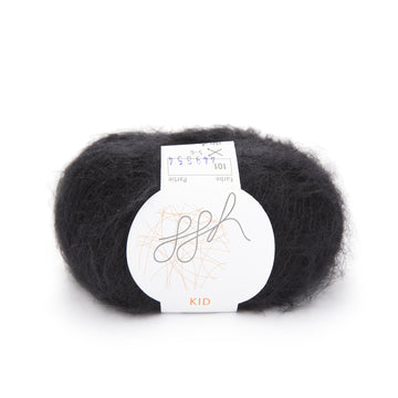ggh kid | Mohair wool | 250m/25g | 101 - Black 