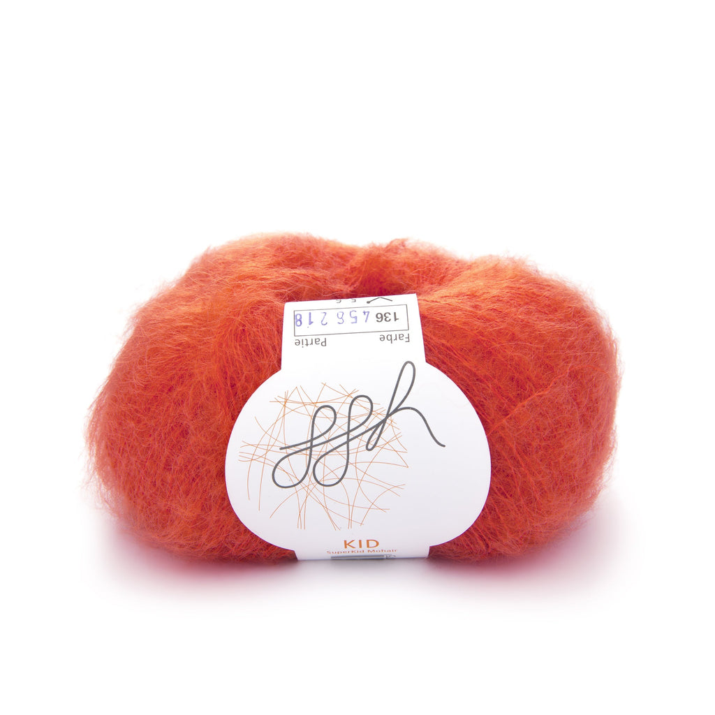 ggh Kid | Mohairwolle | 250m/25g | 136 - Kapuzinerorange - Rebecca - Online.de