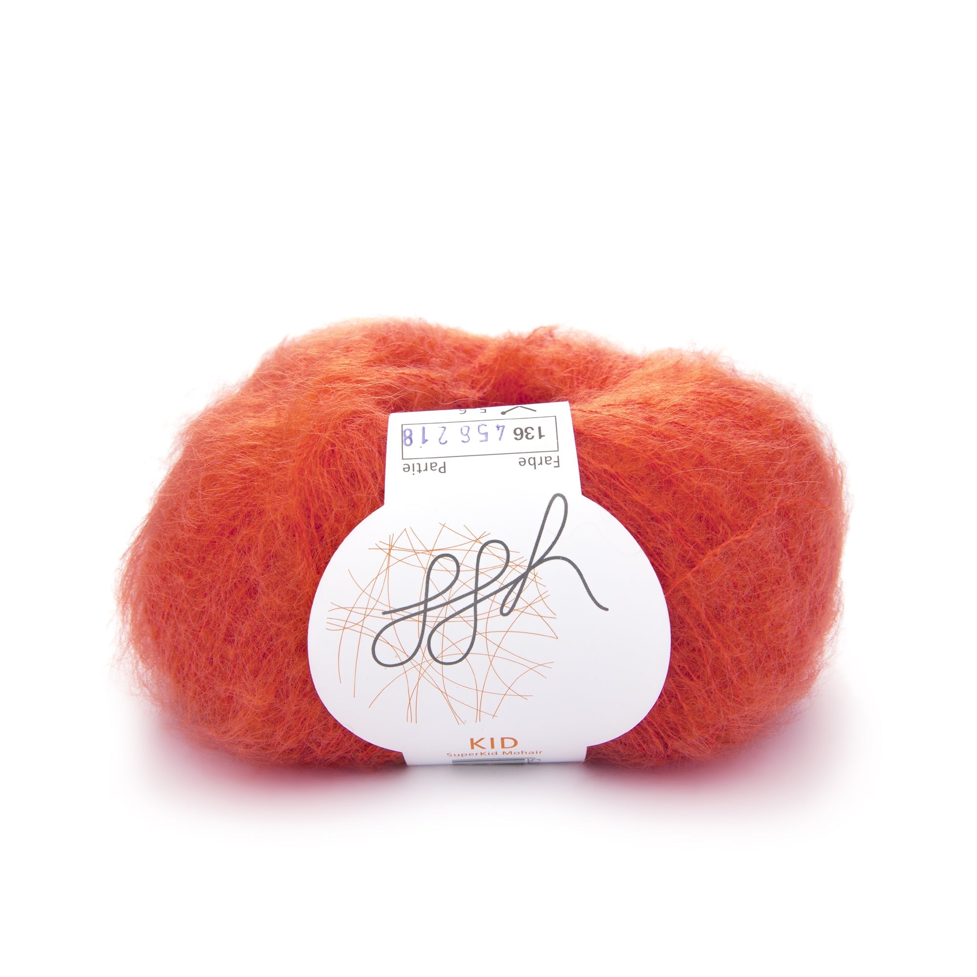 ggh Kid | Mohairwolle | 250m/25g | 136 - Kapuzinerorange - Rebecca - Online.de