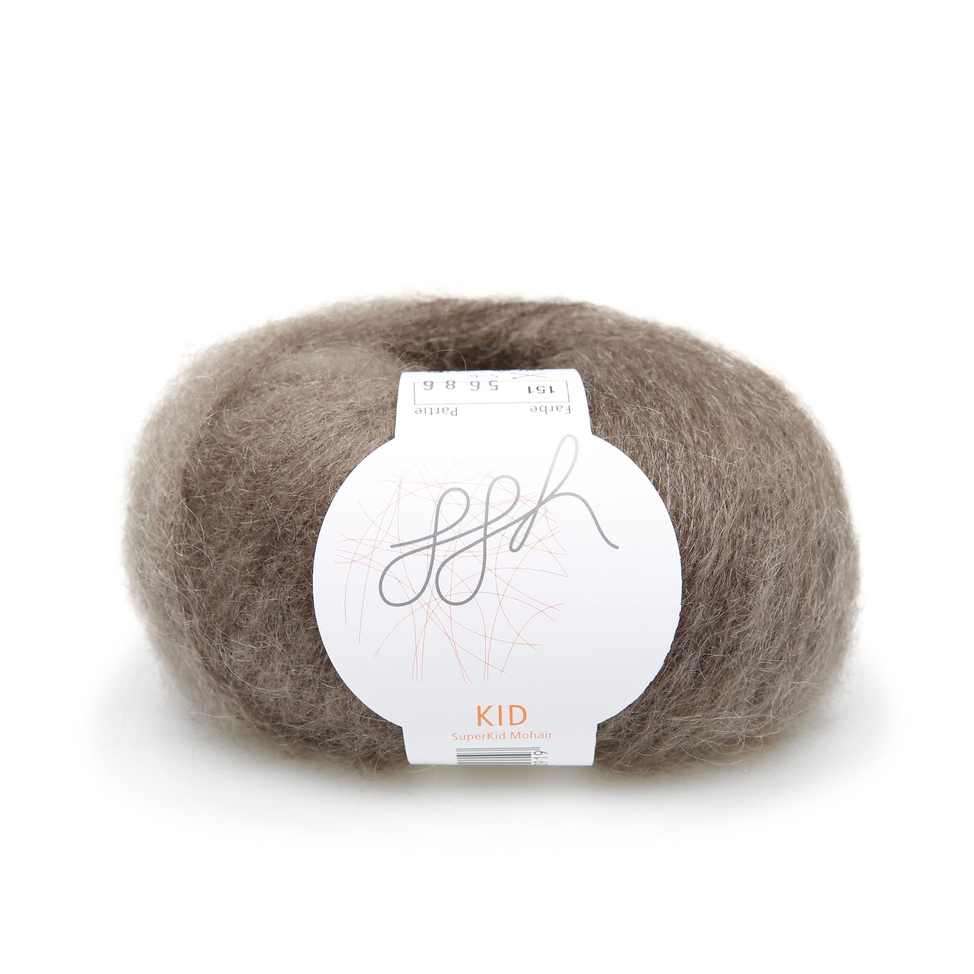 ggh Kid | Mohairwolle | 250m/25g | 151 - Graubraun - Rebecca - Online.de