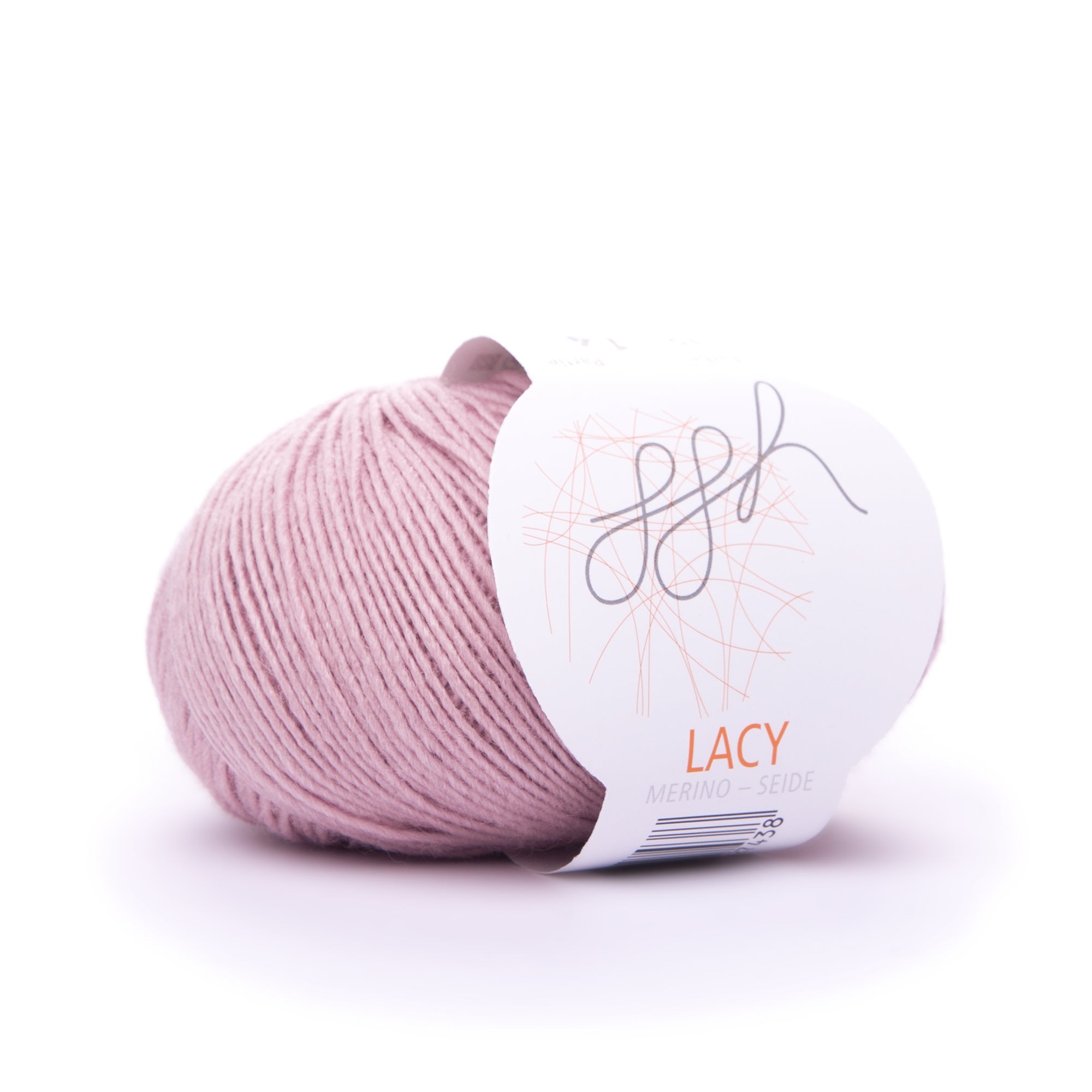 GGH Lacy | Merinowolle mit Seide | 25g - 170m | 015 - Pastell Rosa