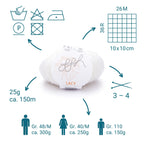 ggh Lacy | Merinowolle mit Seide | 25g - 170m | 001 - Wollweiß - Rebecca - Online.de