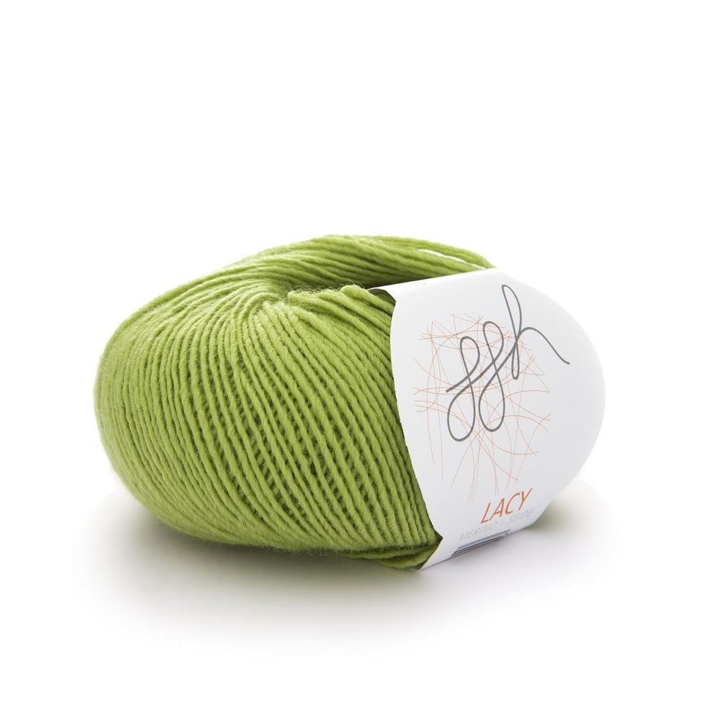 GGH Lacy | Merinowolle mit Seide | 25g - 170m | 006 - Apfelgrün - Rebecca - Online.de