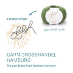 GGH Lacy | Merinowolle mit Seide | 25g - 170m | 007 - Olivgrün - Rebecca - Online.de
