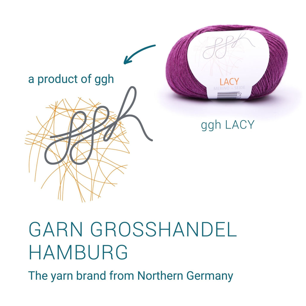 GGH Lacy | Merinowolle mit Seide | 25g - 170m | 016 - Amethyst - Rebecca - Online.de