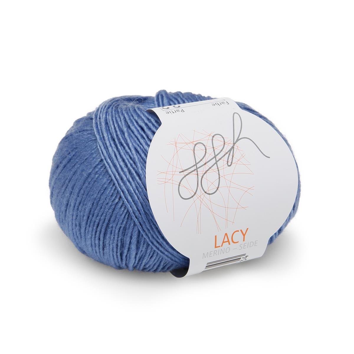 GGH Lacy | Merinowolle mit Seide | 25g - 170m | 021 - Blau - Rebecca - Online.de