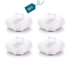 ggh Lacy | Set mit 4 x 25g (insg. 100g) - 001 - Wollweiß - Rebecca - Online.de