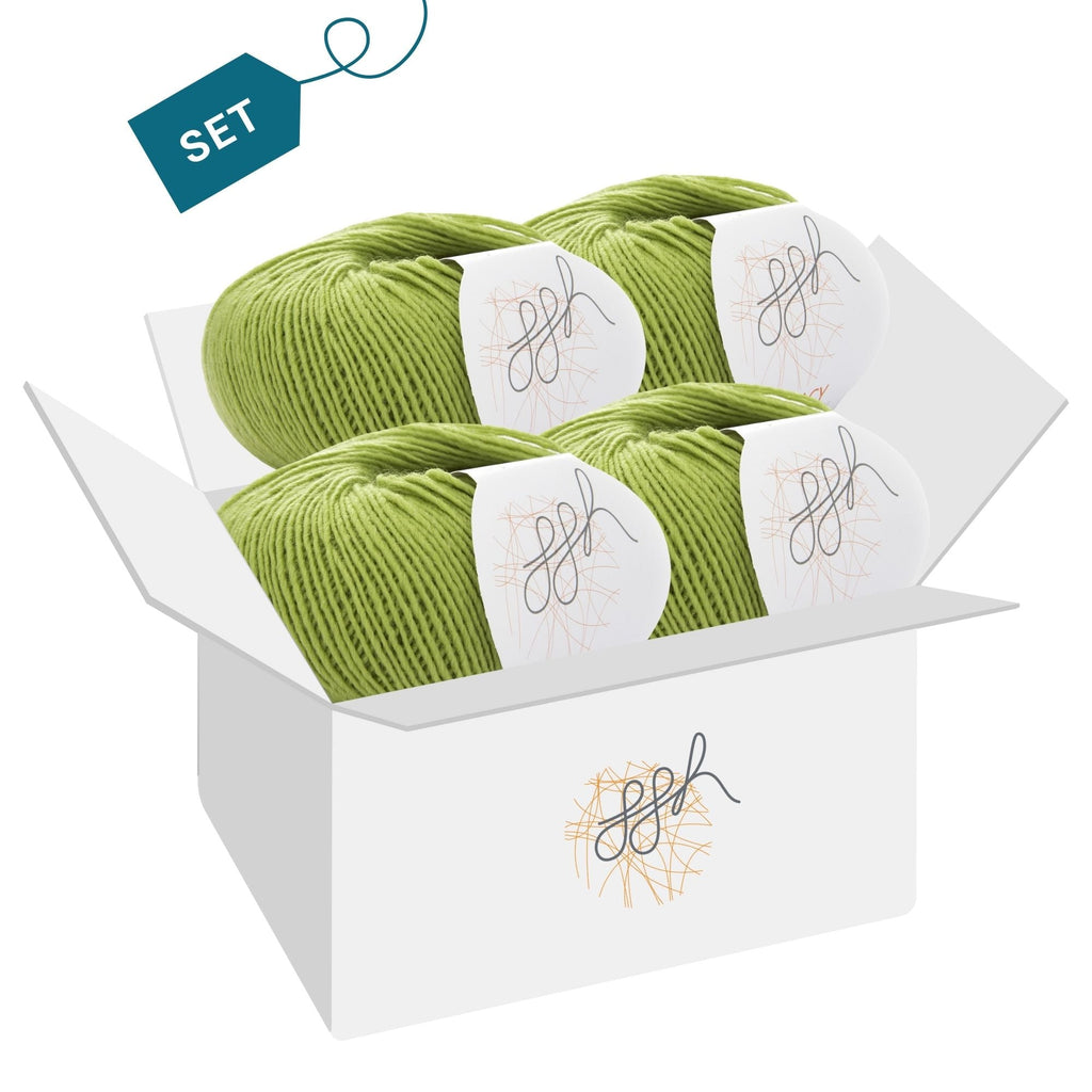 ggh Lacy | Set mit 4 x 25g (insg. 100g) - 006 - Apfelgrün - Rebecca - Online.de