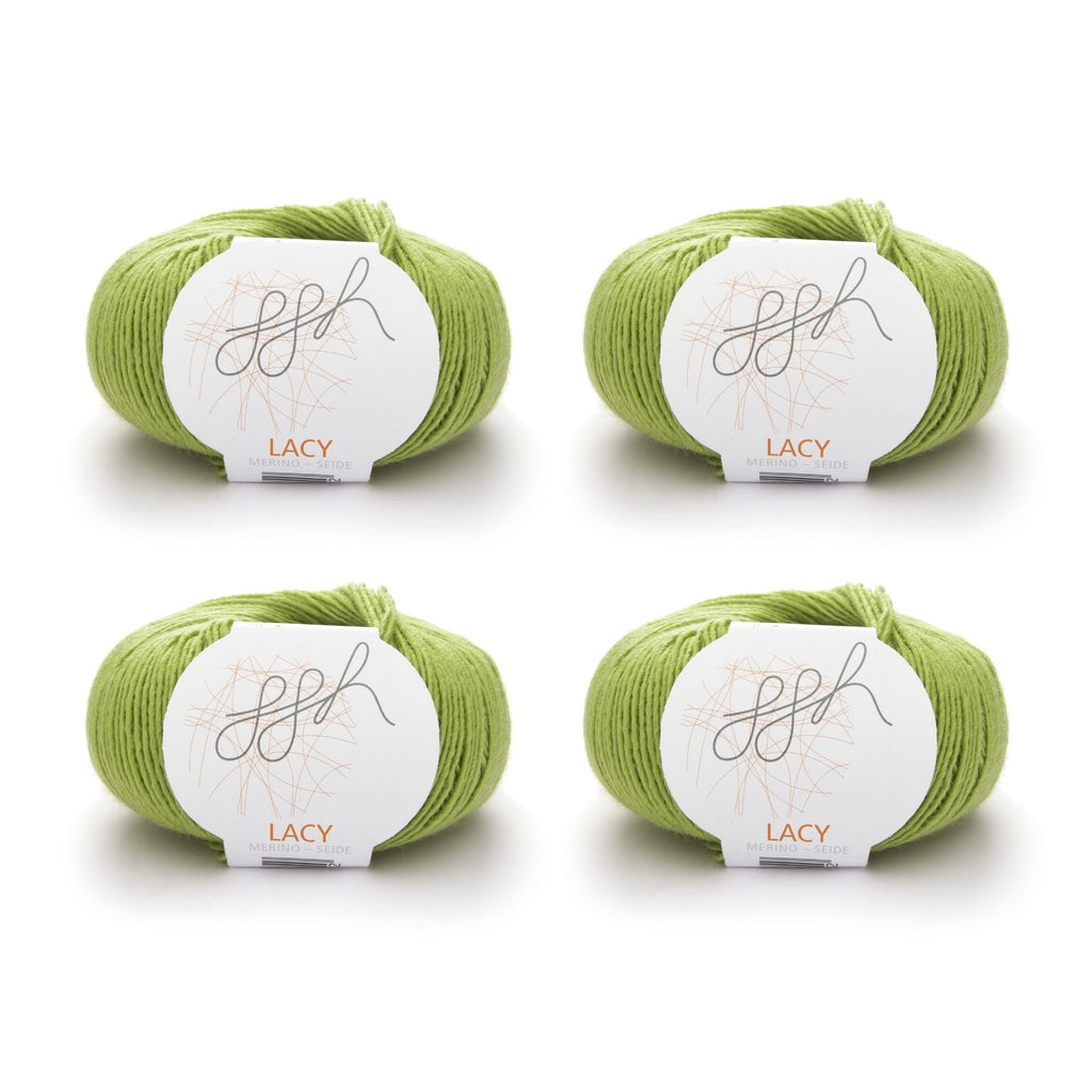 ggh Lacy | Set mit 4 x 25g (insg. 100g) - 006 - Apfelgrün - Rebecca - Online.de