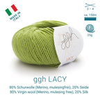 ggh Lacy | Set mit 4 x 25g (insg. 100g) - 006 - Apfelgrün - Rebecca - Online.de