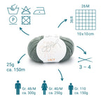 ggh Lacy | Set mit 4 x 25g (insg. 100g) - 009 - Grüngrau - Rebecca - Online.de