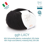 ggh Lacy | Set mit 4 x 25g (insg. 100g) - 010 - Schwarz - Rebecca - Online.de