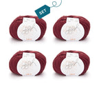 ggh Lacy | Set mit 4 x 25g (insg. 100g) - 011 - Kardinalrot - Rebecca - Online.de