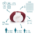 ggh Lacy | Set mit 4 x 25g (insg. 100g) - 011 - Kardinalrot - Rebecca - Online.de
